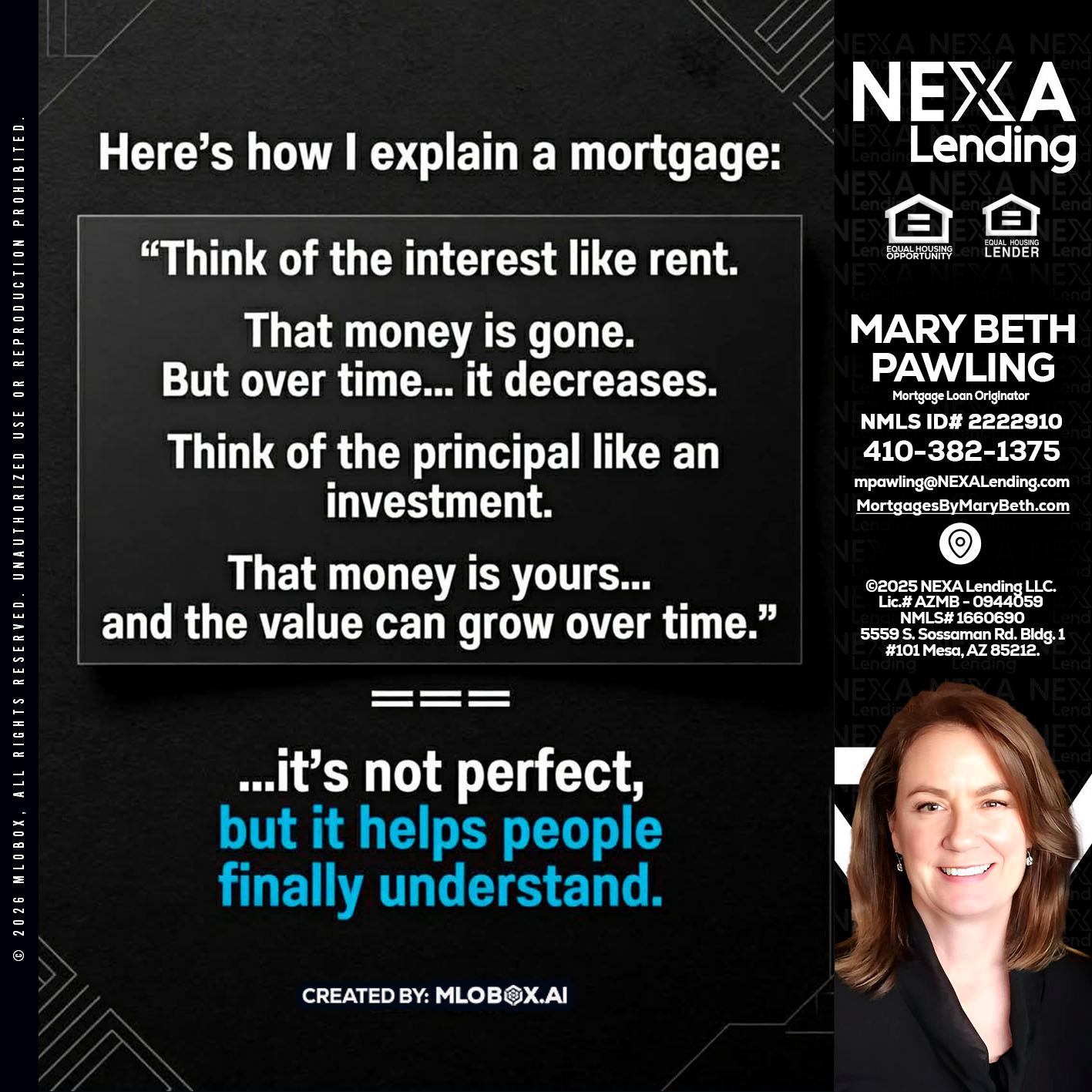 HERES NOW - Mary Beth Pawling -Mortgage Loan Originator