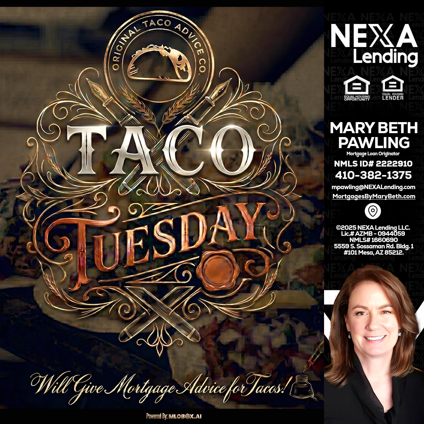 Taco Tuesday - Mary Beth Pawling -Mortgage Loan Originator