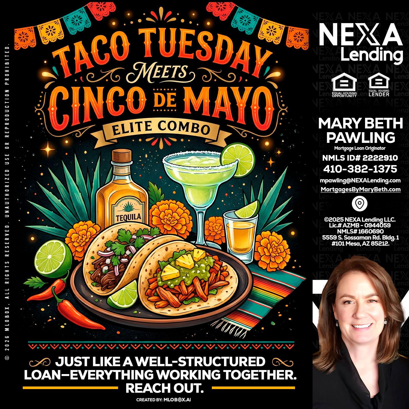 TACO TUESDAY - Mary Beth Pawling -Mortgage Loan Originator