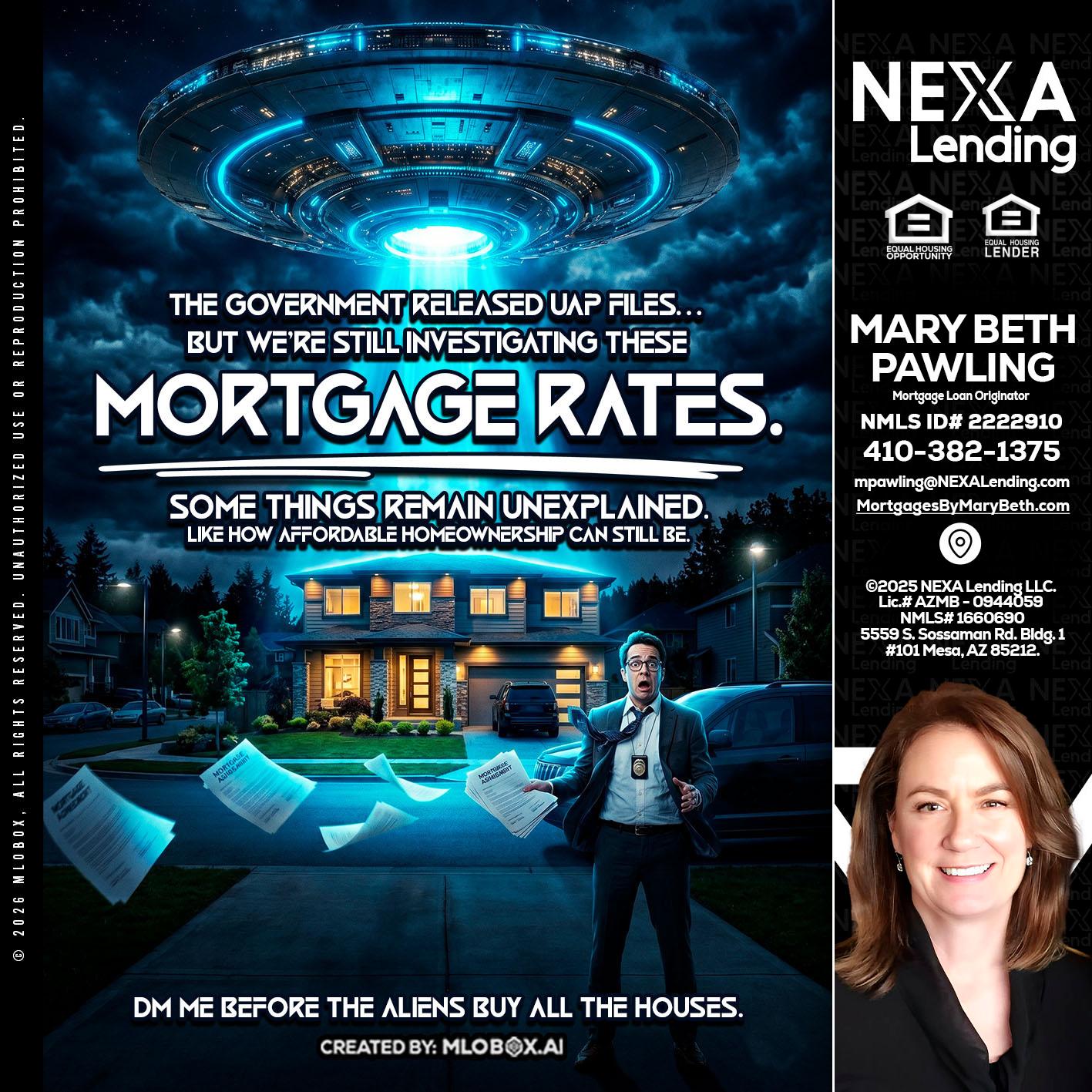 MORTGAGE RATES - Mary Beth Pawling -Mortgage Loan Originator