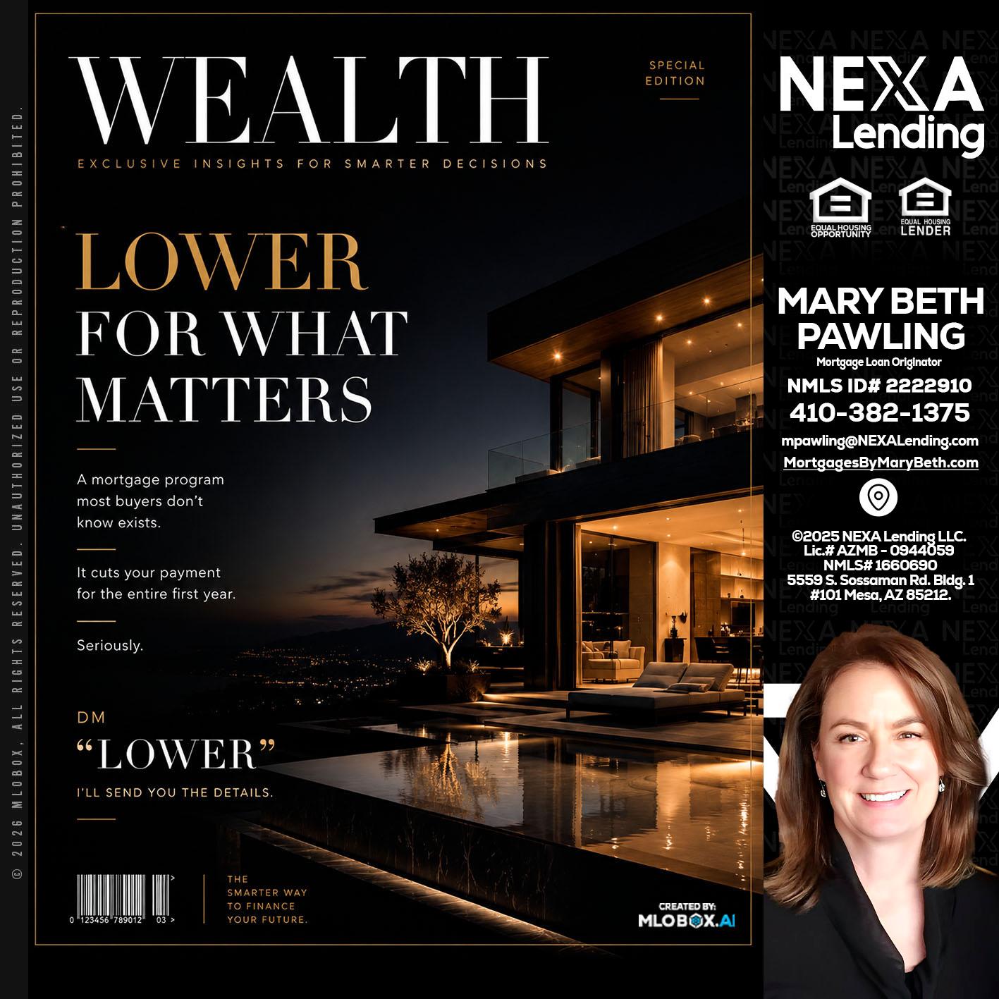 WEALTH - Mary Beth Pawling -Mortgage Loan Originator