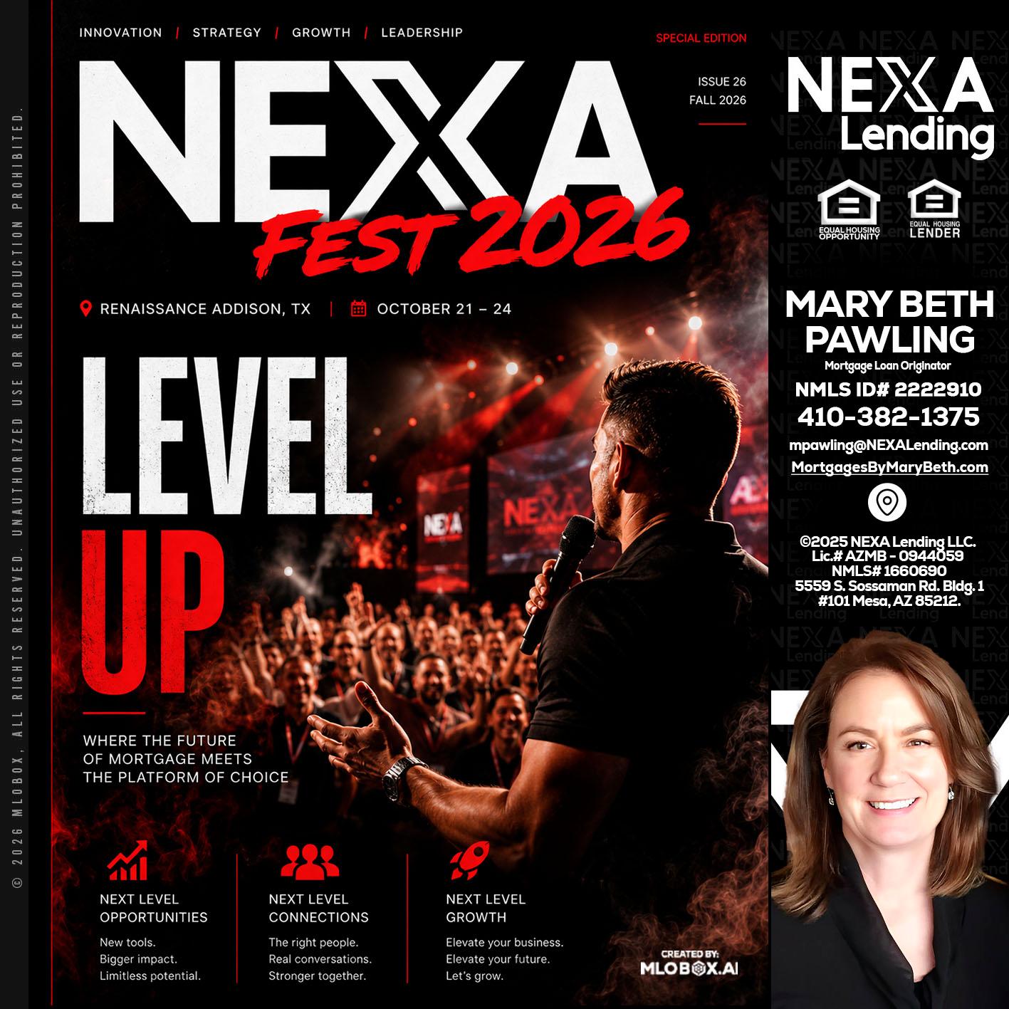 NEXA FEST 2026 - Mary Beth Pawling -Mortgage Loan Originator