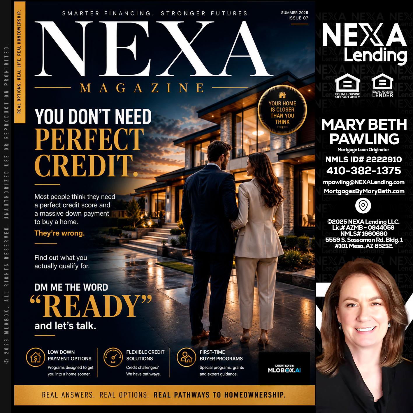 NEXA MAGAZINE - Mary Beth Pawling -Mortgage Loan Originator