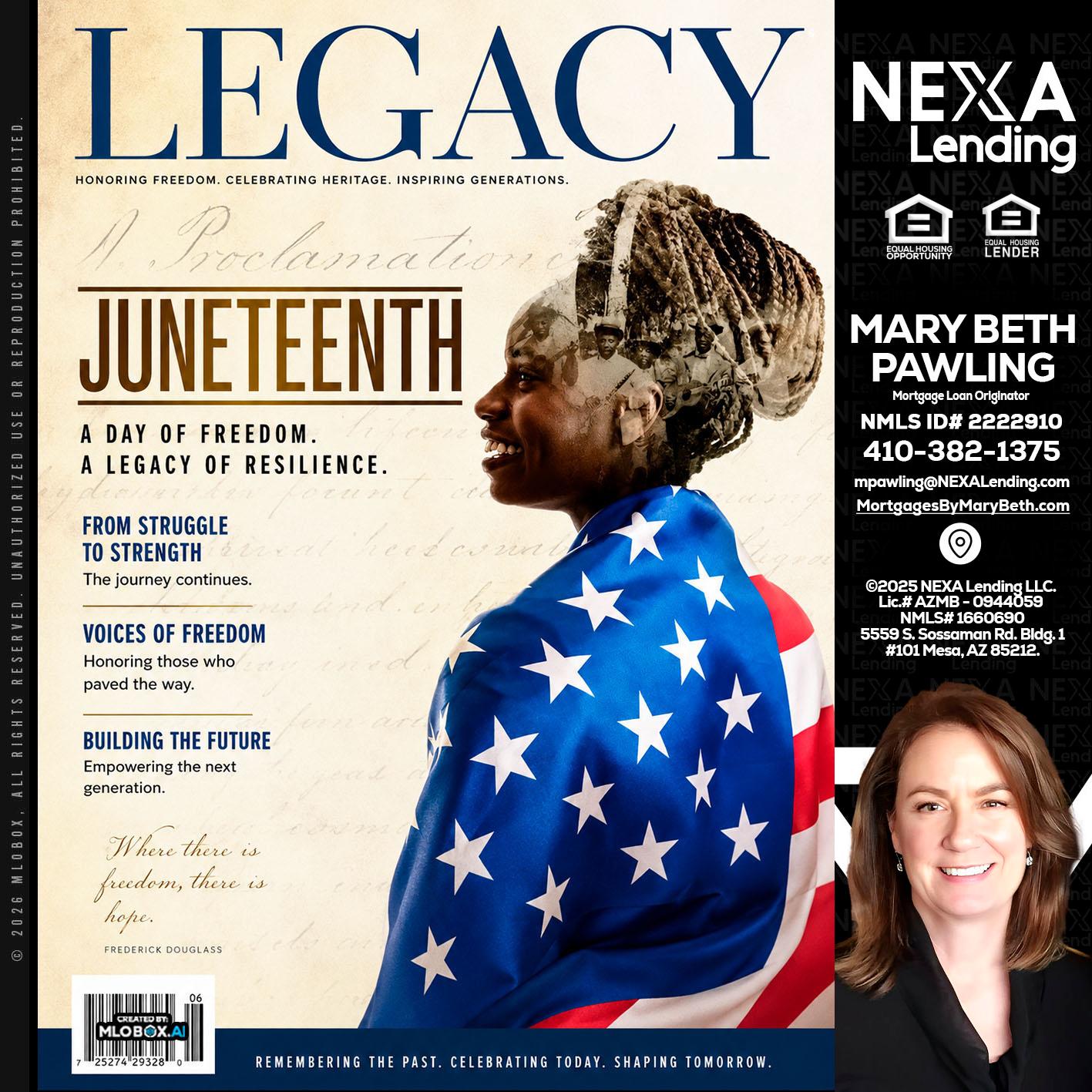 LEGACY - Mary Beth Pawling -Mortgage Loan Originator