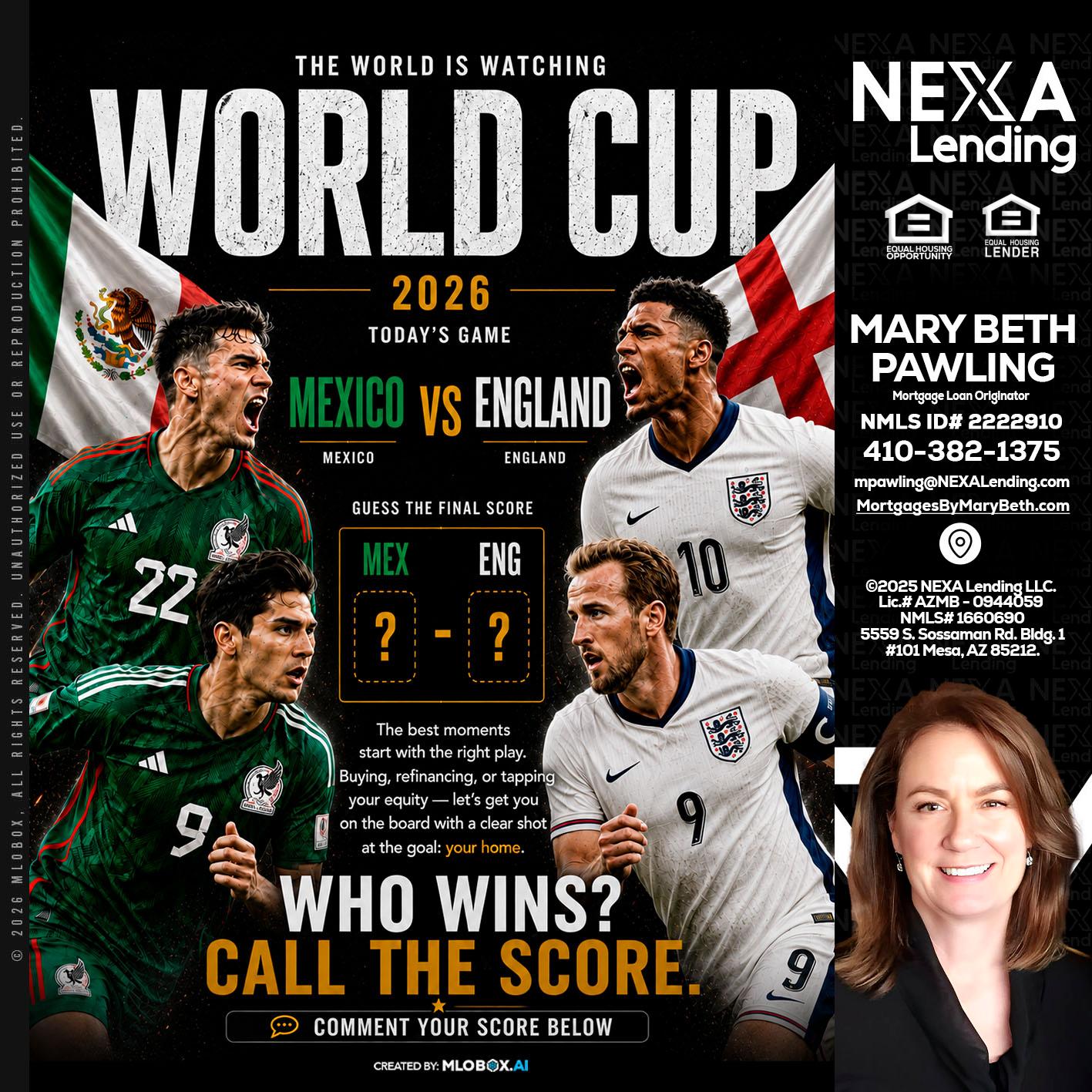 WHO'S WIN - Mary Beth Pawling -Mortgage Loan Originator
