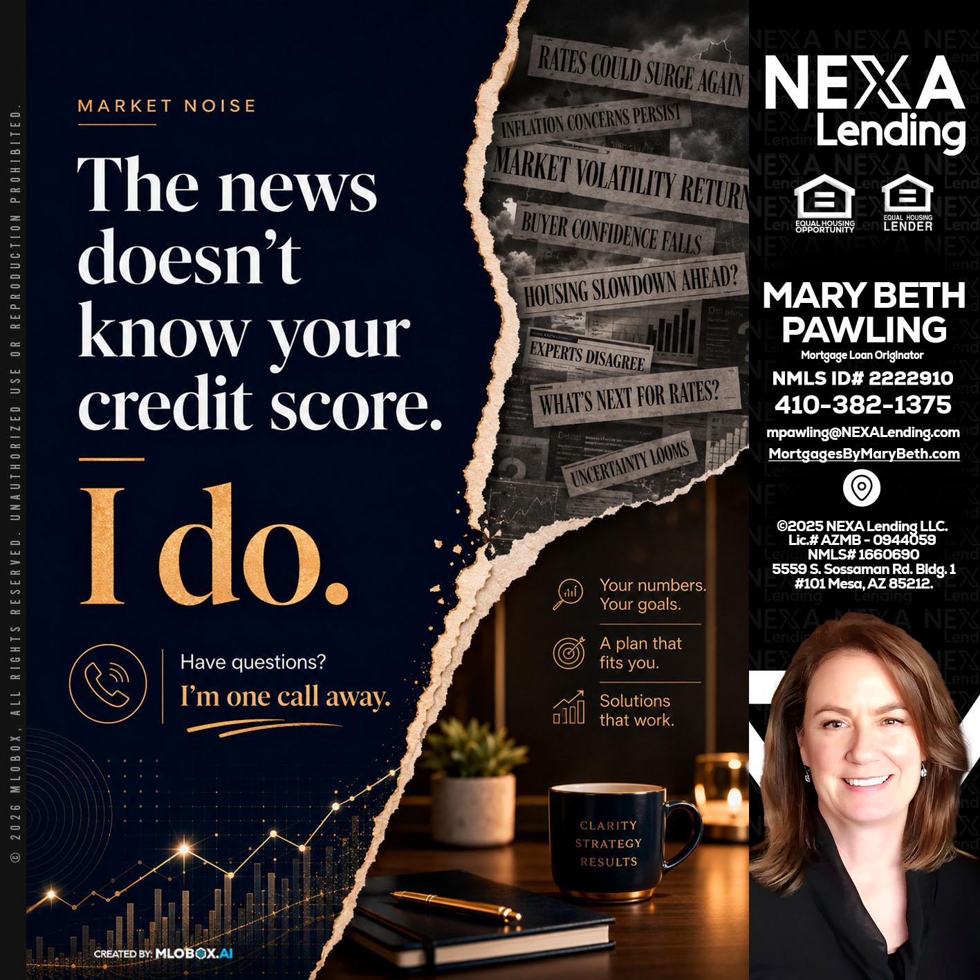 MARKET NOISE - Mary Beth Pawling -Mortgage Loan Originator
