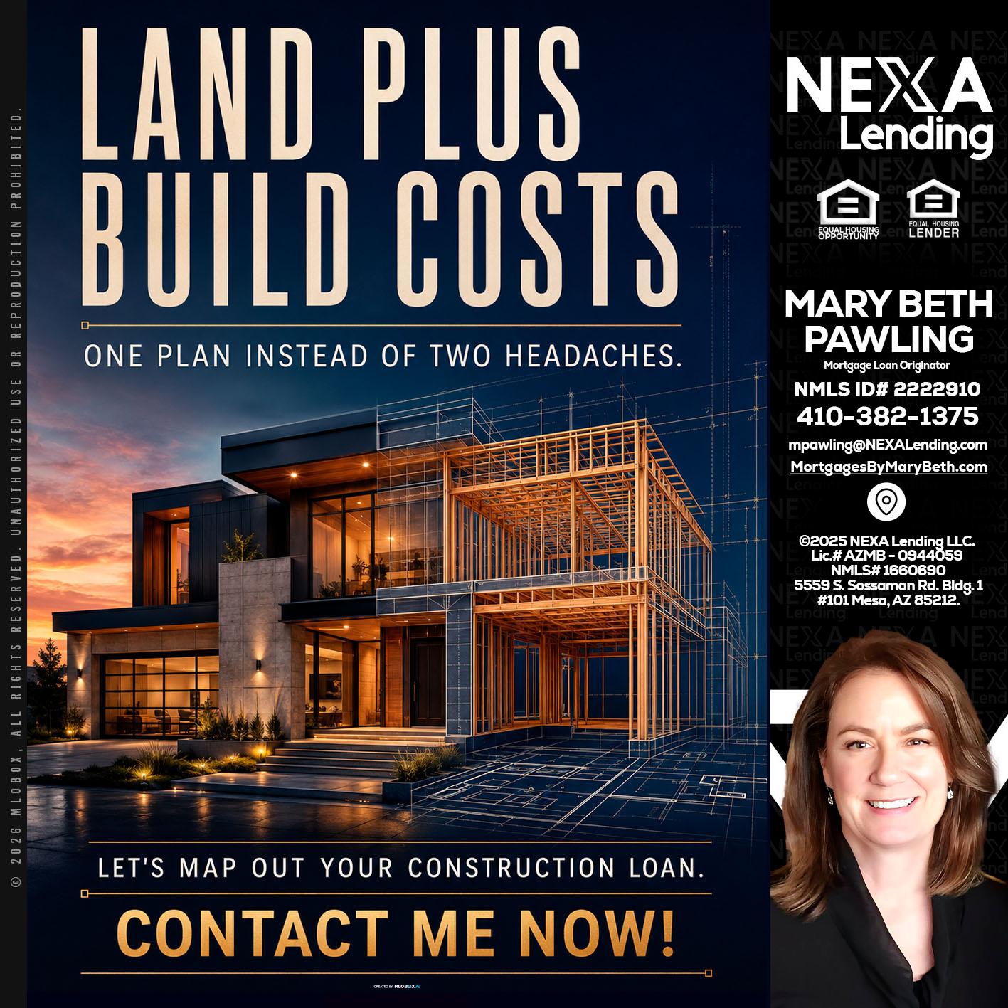 LAND PLUS - Mary Beth Pawling -Mortgage Loan Originator