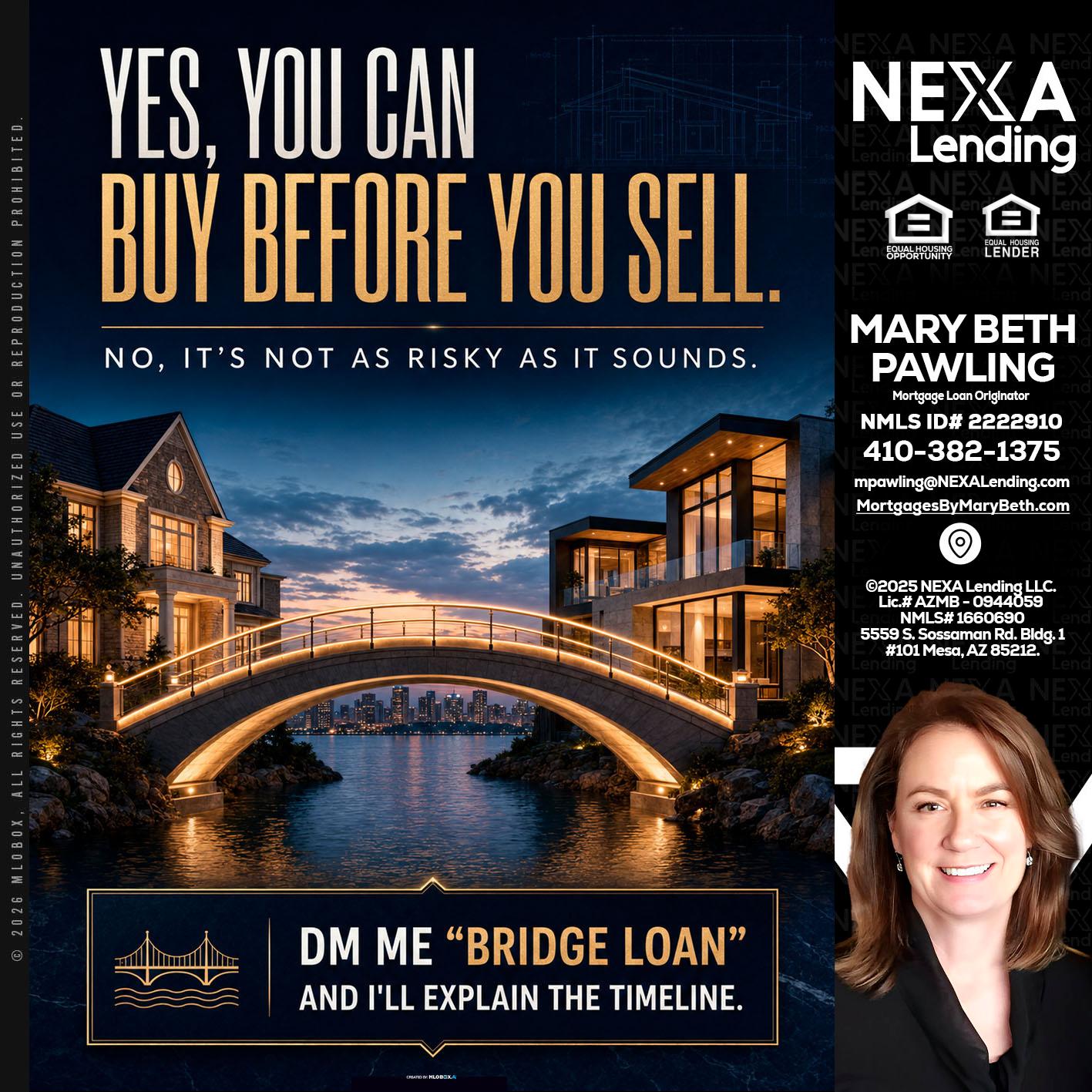 YES, YOU CAN - Mary Beth Pawling -Mortgage Loan Originator