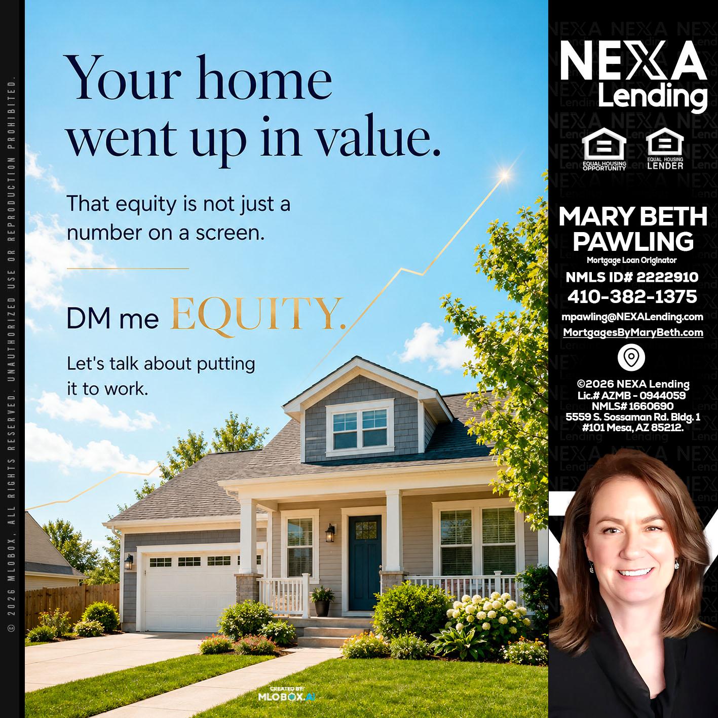 YOUR HOME - Mary Beth Pawling -Mortgage Loan Originator