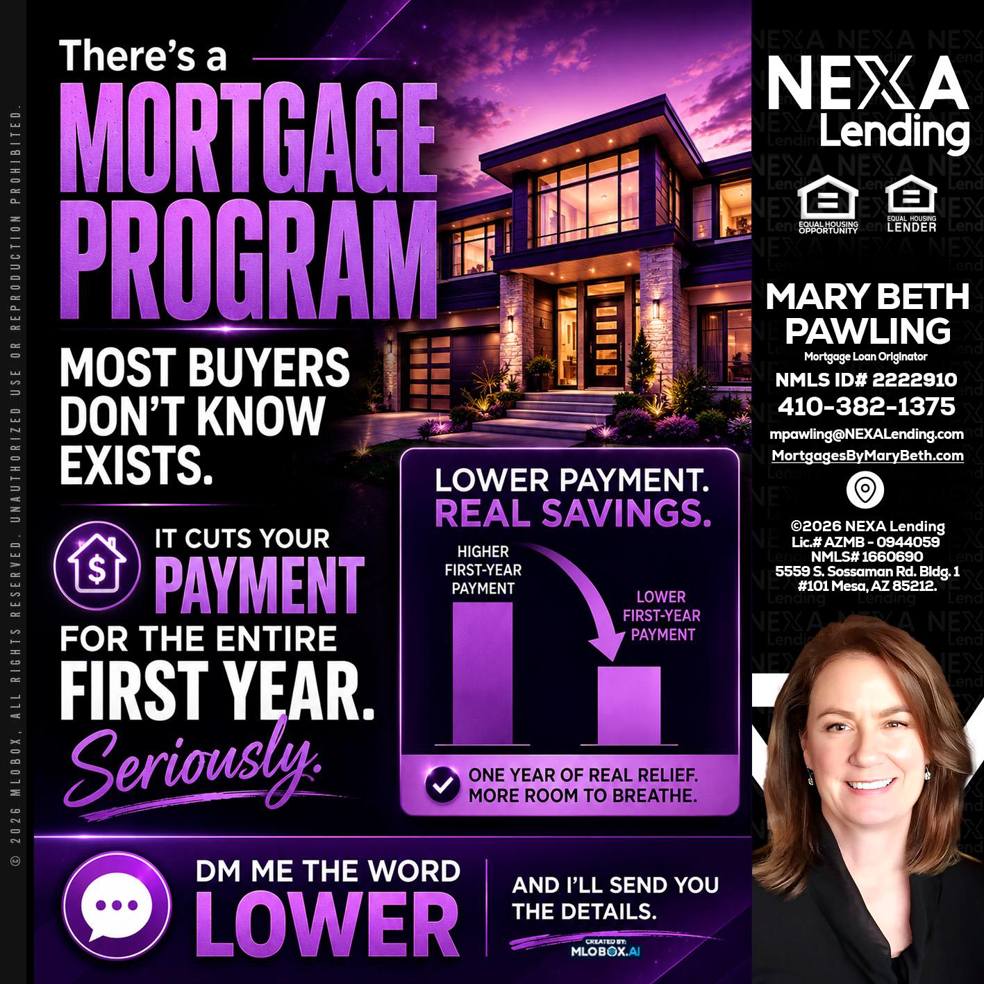 MORTGAGE PROGRAM - Mary Beth Pawling -Mortgage Loan Originator